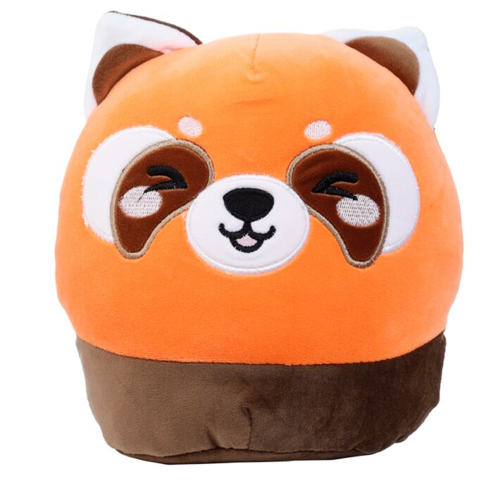 Puckator Squidglys Ru the Red Panda Adoramals Wild Plush Toy