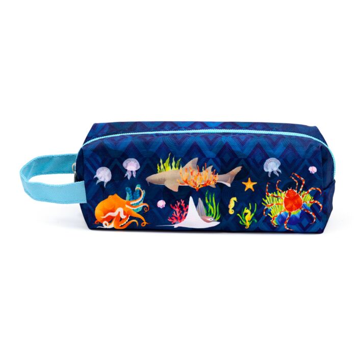 Puckator Marine Kingdom Oxford Cloth Pencil Case