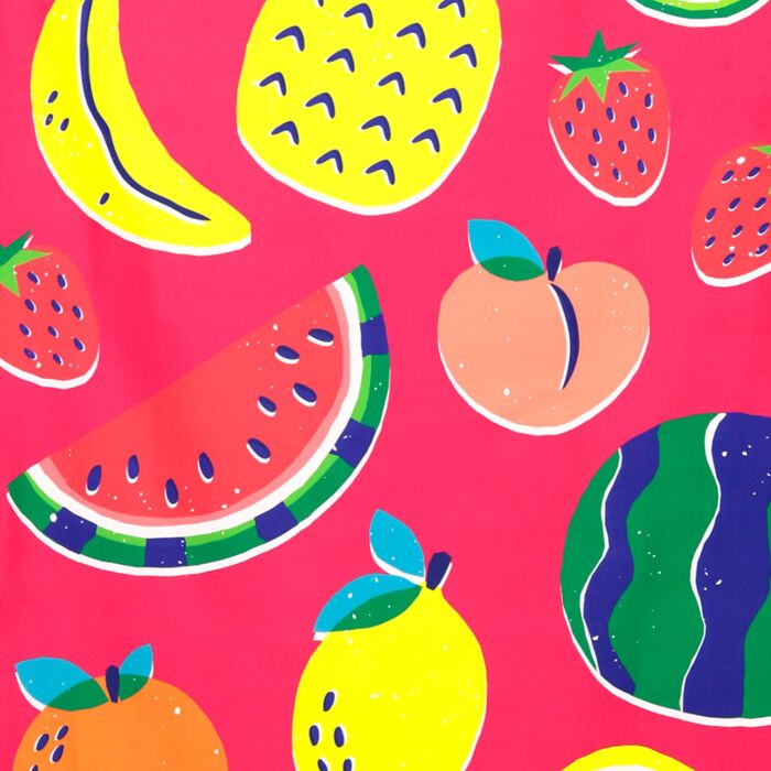 Puckator Summer Fruits Microfibre Beach Towel