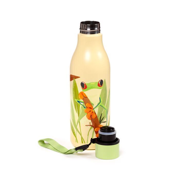 Puckator Tropical Tree Frog Hot & Cold Drinks Bottle 500ml