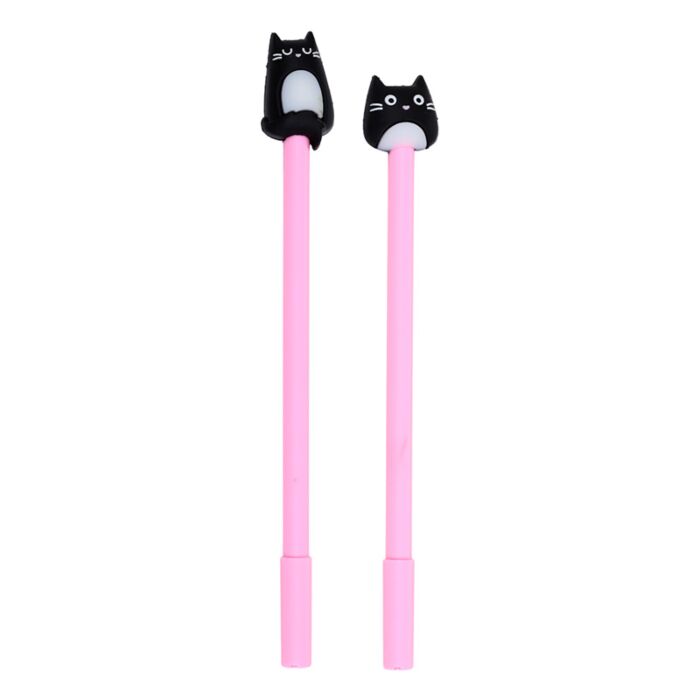 Puckator Feline Fine Black Cat Fine Tip Pen