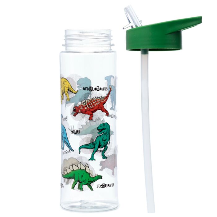 Puckator Shatterproof Plastic 550ml Water Bottle Dinosauria