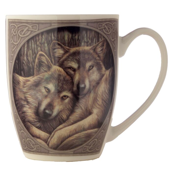 Puckator Lisa Parker Loyal Companions Wolf Porcelain Mug