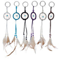 Puckator Mini Feather Dreamcatcher Key Ring with Beads