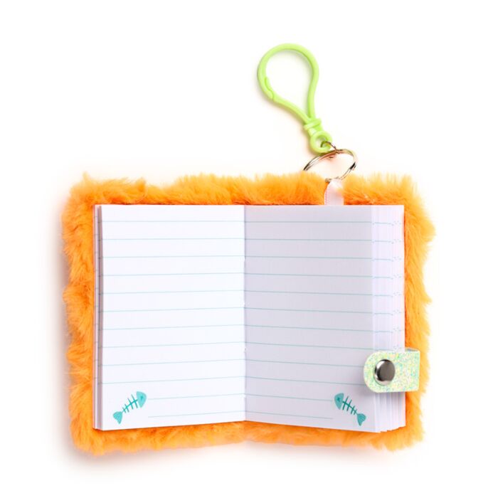 Puckator Beans & Co Cat Plush A7 Mini Notepad & Multi Colour Pen (4 Colours)