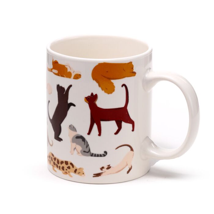 Puckator Feline Fine Cats (New) Porcelain Mug