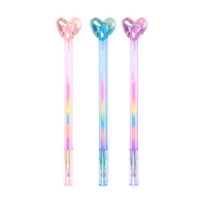 Puckator Amore Heart Rainbow Ink Pen