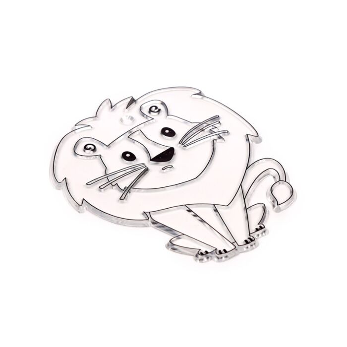 Puckator Zooniverse Lion Paint Your Own DIY Suncatcher