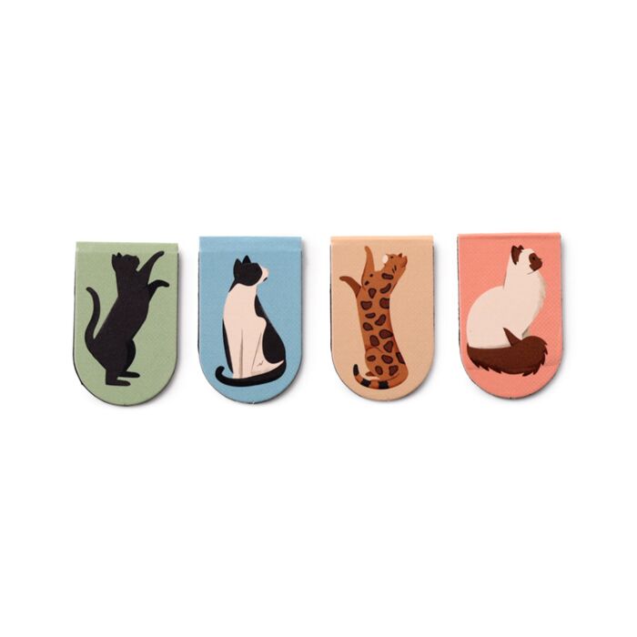 Puckator Feline Fine Cats Magnetic Bookmark Set