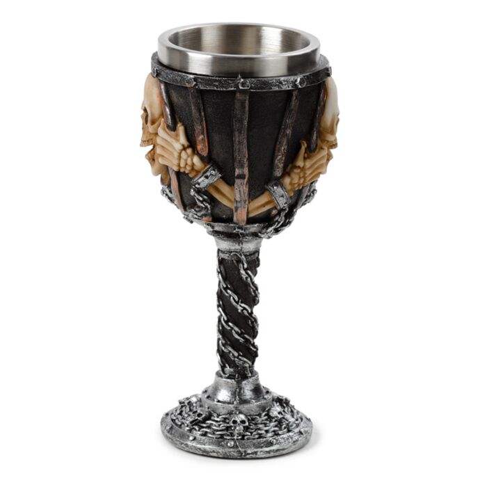 Puckator Decorative Skull with Chains Goblet