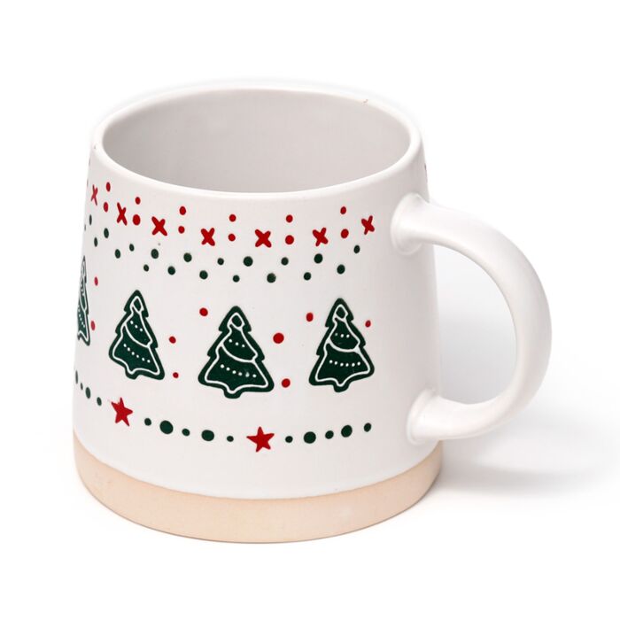 Puckator Christmas Tree Stoneware Mug