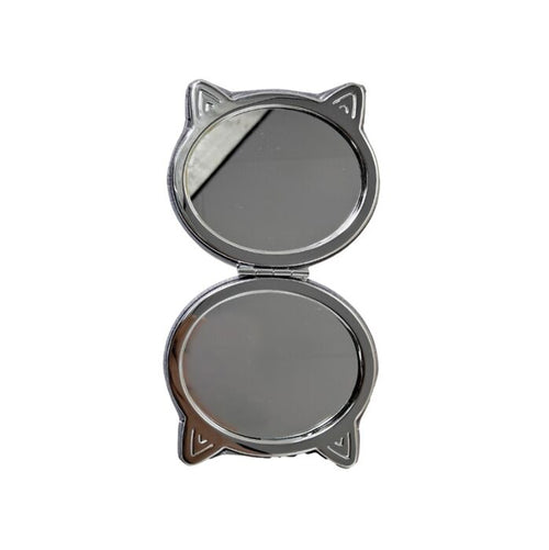 Beans & Co Cats Leatherette Compact Mirror