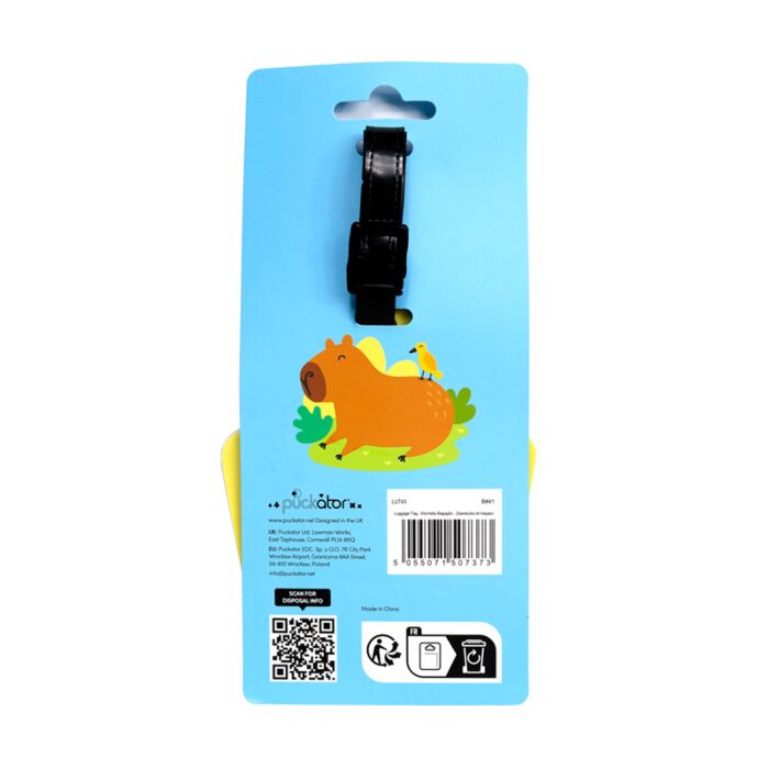 Puckator Capybara PVC Luggage Tag