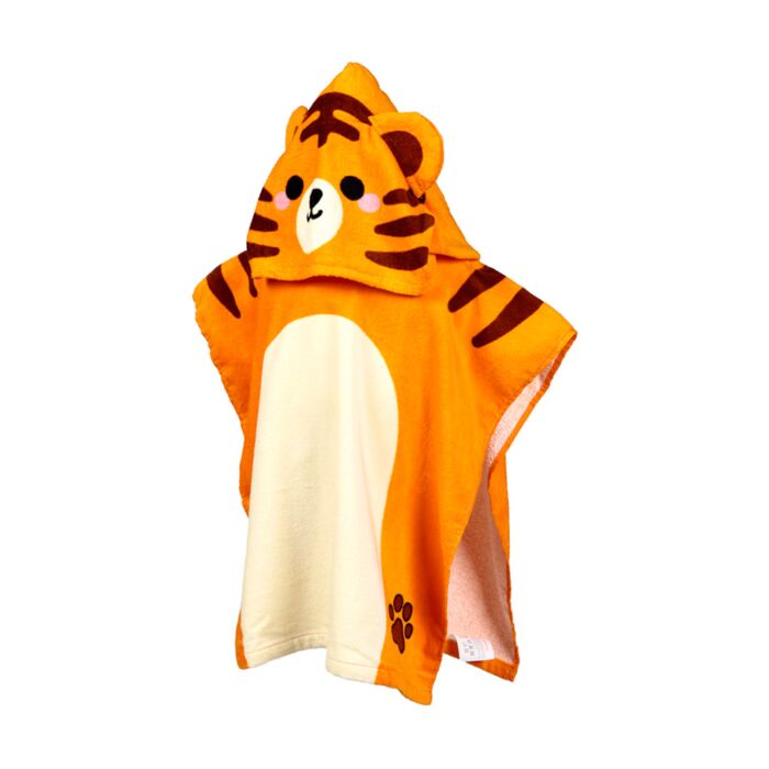 Puckator Alfie the Tiger Adoramals Kids Hooded Towel