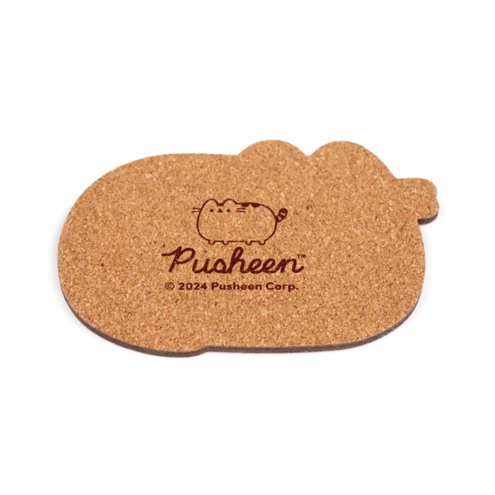 Puckator Pusheen the Cat Set of 4 Shaped Cork Coasters