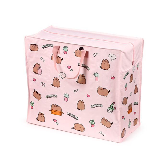 Puckator Pusheen the Cat Plants Zip Up Laundry Storage Bag