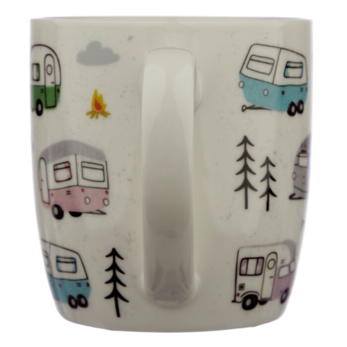 Puckator Wildwood Caravan Porcelain Mug