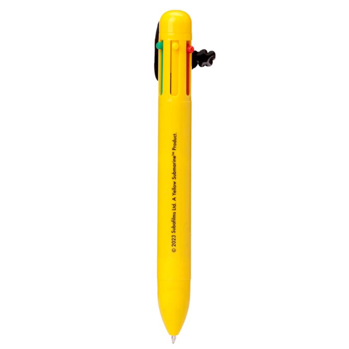 Puckator The Beatles Yellow Submarine Multi Colour Pen with Charm (6 Colours)