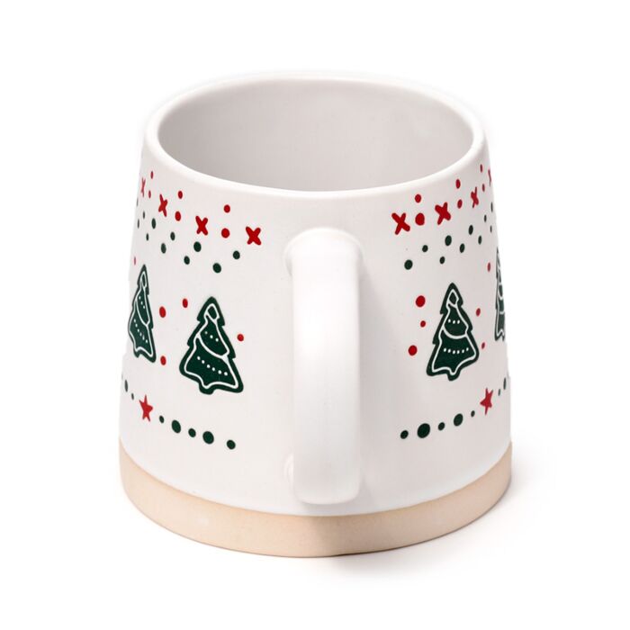 Puckator Christmas Tree Stoneware Mug