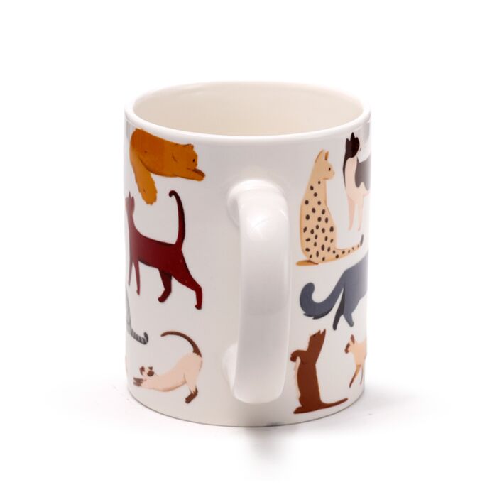 Puckator Feline Fine Cats (New) Porcelain Mug