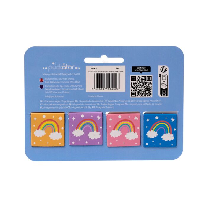 Puckator Unicorn Magic Shaped Magnetic Bookmark Set