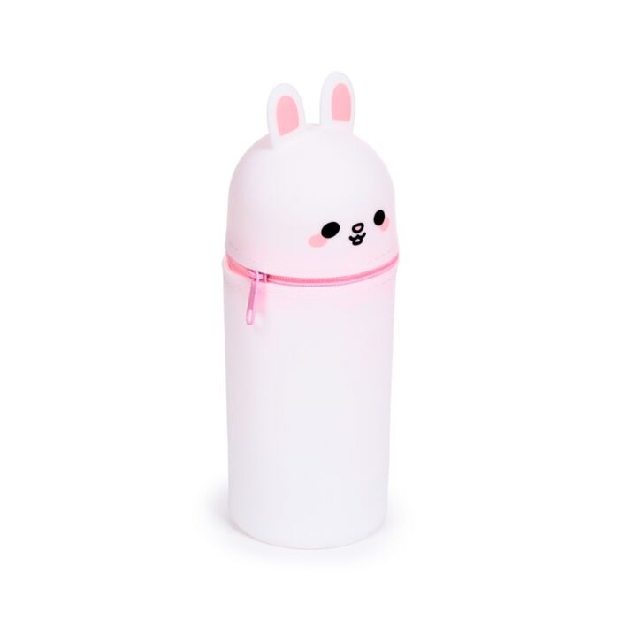 Puckator Adoramals Frances the Rabbit Silicone Upright Pencil Case