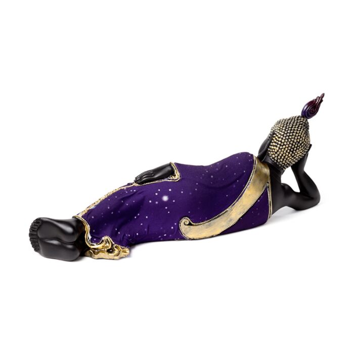 Puckator Purple & Black Thai Buddha Reclining