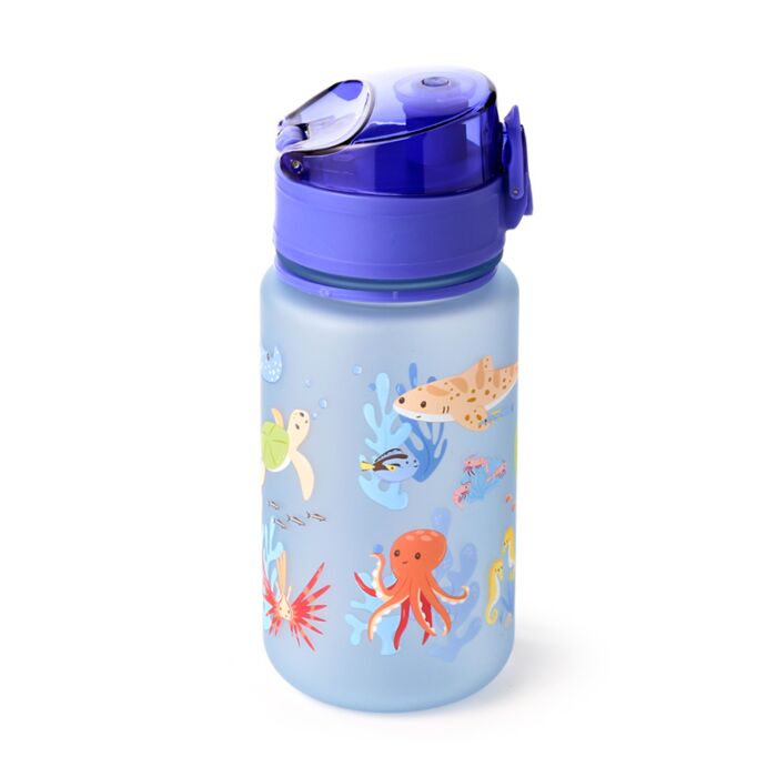 Puckator Mariniverse Pop Top 350ml Shatterproof Children's Bottle