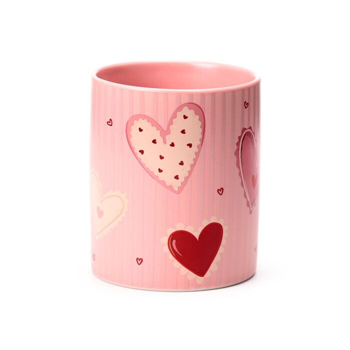 Puckator Amore Hearts Porcelain Mug