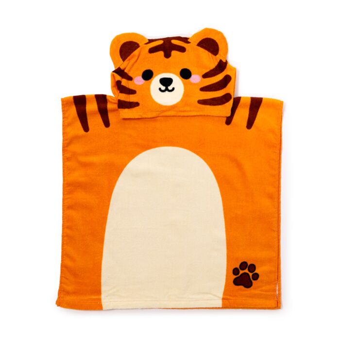 Puckator Alfie the Tiger Adoramals Kids Hooded Towel