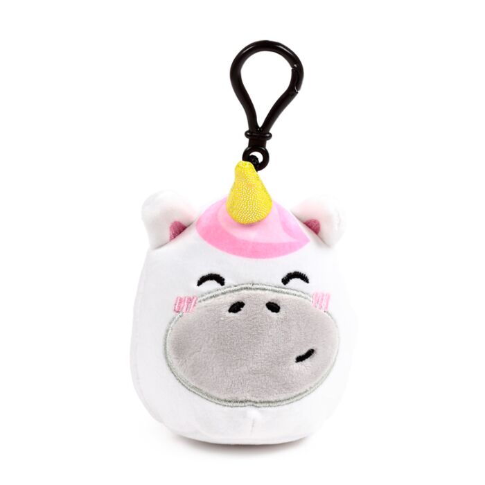 Puckator Squidglys Astra the Unicorn Adoracorns Souvenir Plush Mini Keyring