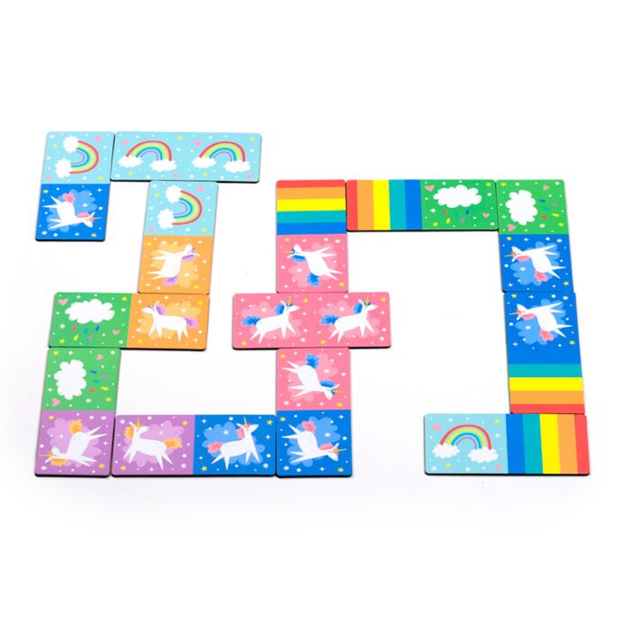 Puckator Unicorn Magic Kids Dominoes Set