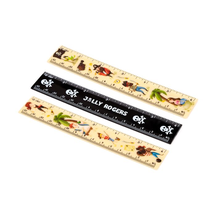 Puckator Jolly Rogers Pirate Ruler (15cm)