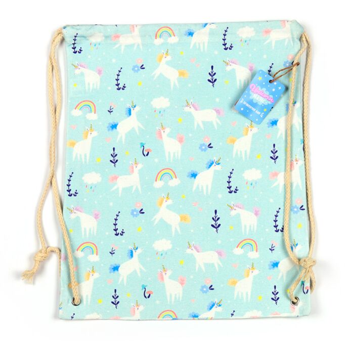 Puckator Unicorn Magic Canvas Drawstring Bag