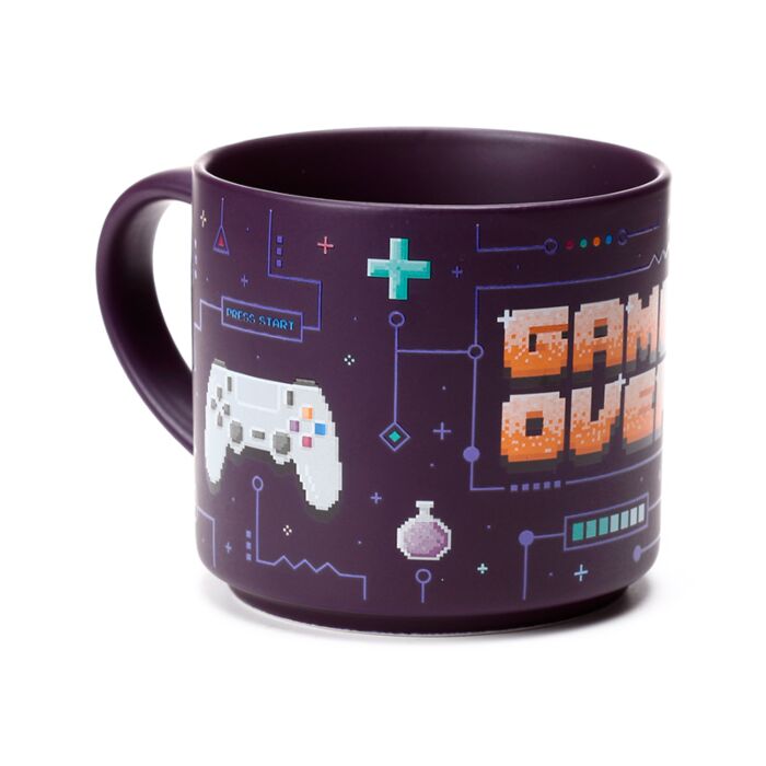 Puckator Game Over Large Porcelain Mug