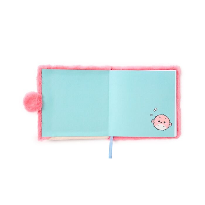 Puckator Adoramals Puff the Pufferfish Plush Notebook
