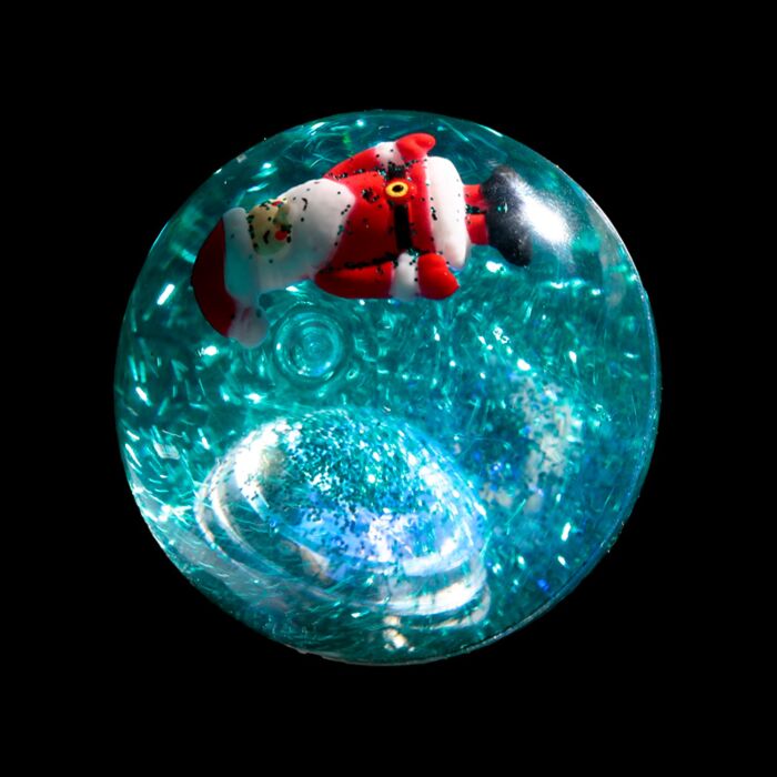 Puckator Jingle Bunch Christmas High Bounce LED Flashing Bouncy Ball