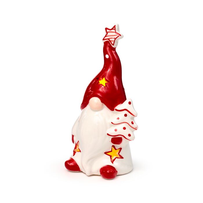 Puckator Christmas Gonk Ceramic LED Decoration