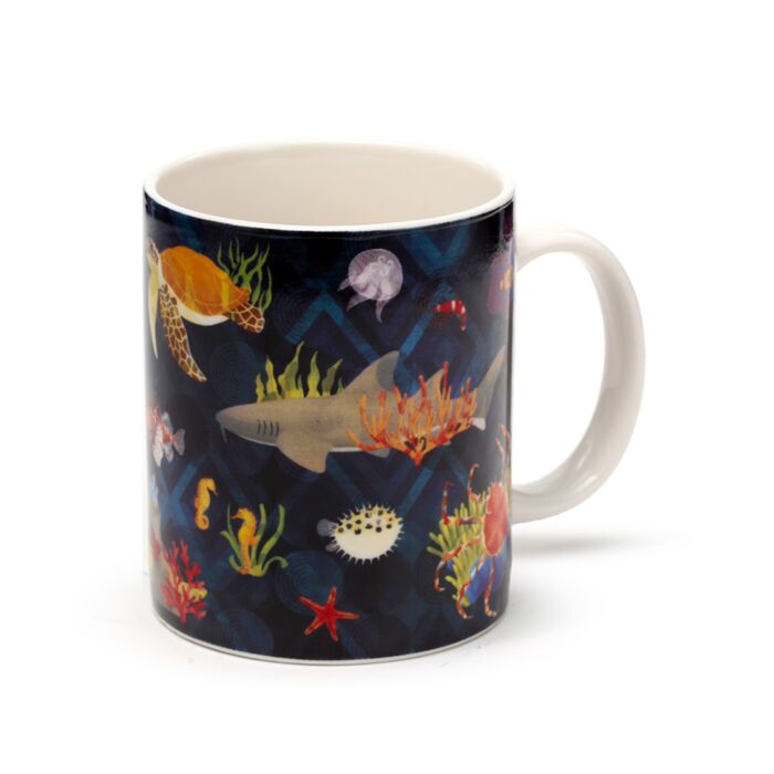 Puckator Marine Kingdom Porcelain Mug