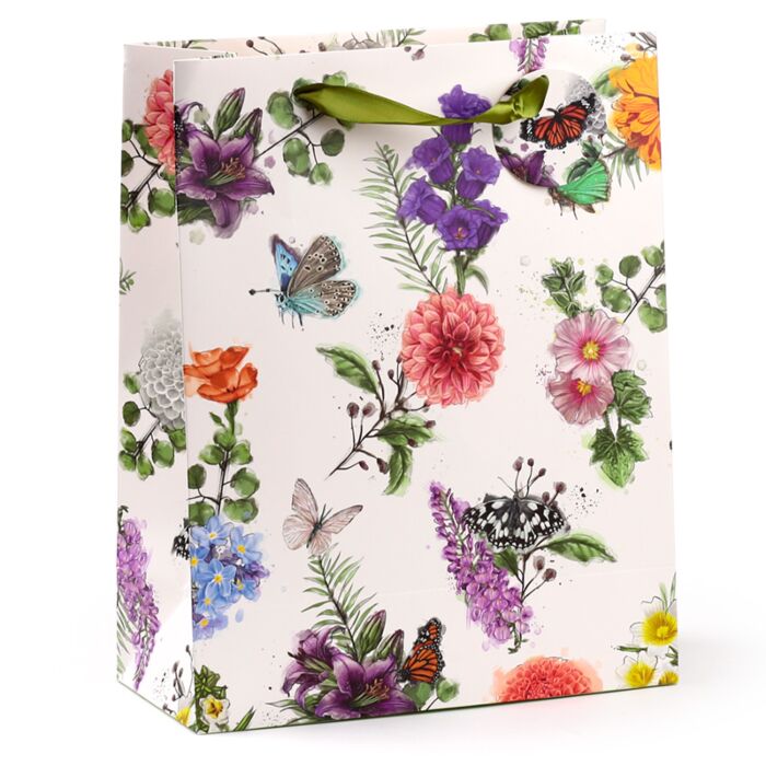 Puckator Butterfly Meadows Gift Bag Large