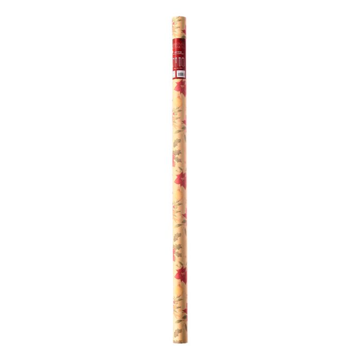 Puckator Christmas Botanicals 3m Wrapping Paper Roll