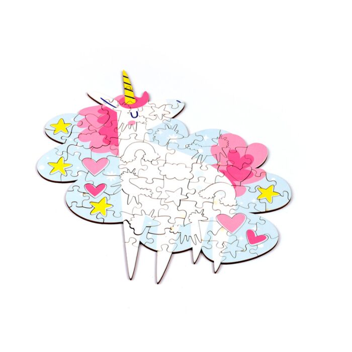 Puckator Unicorn Magic 90pc Shaped Jigsaw Puzzle