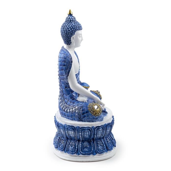 Puckator White & Blue Thai Buddha Lotus