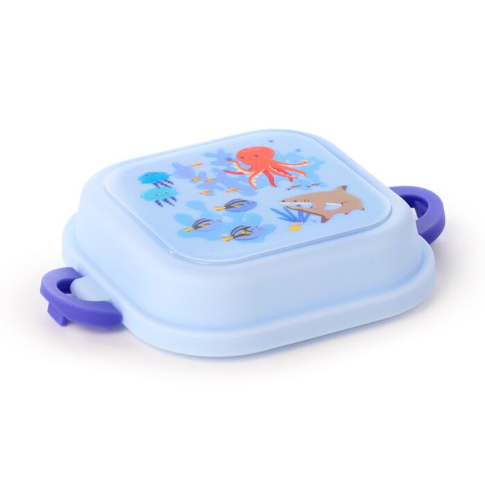 Puckator Mariniverse Clip Lock Stacked Bento Snack Lunch Box