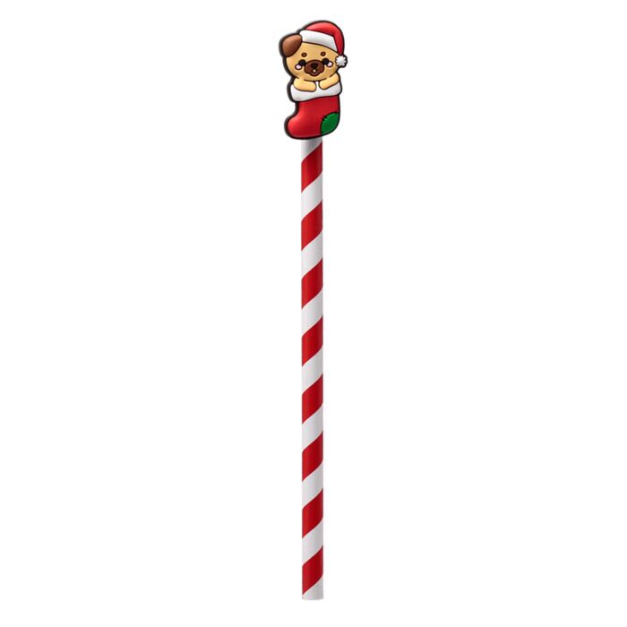 Puckator Christmas Adoramals Pencil with PVC Topper
