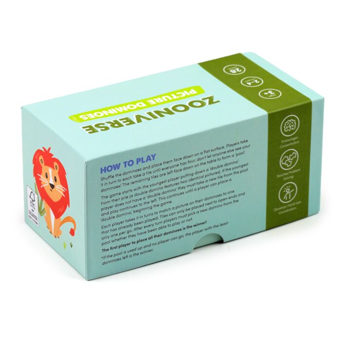 Zooniverse Kids Dominoes Set