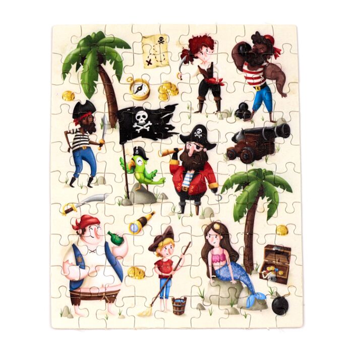 Puckator Jolly Roger Pirates 90pc Kids Jigsaw Puzzle