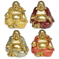 Puckator Mini Lucky Glitter Chinese Laughing Buddha 8cm