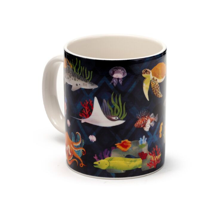 Puckator Marine Kingdom Porcelain Mug