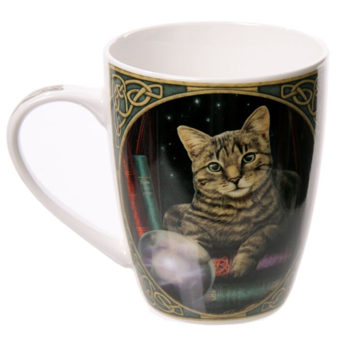 Puckator Lisa Parker Fortune Teller Cat Porcelain Mug